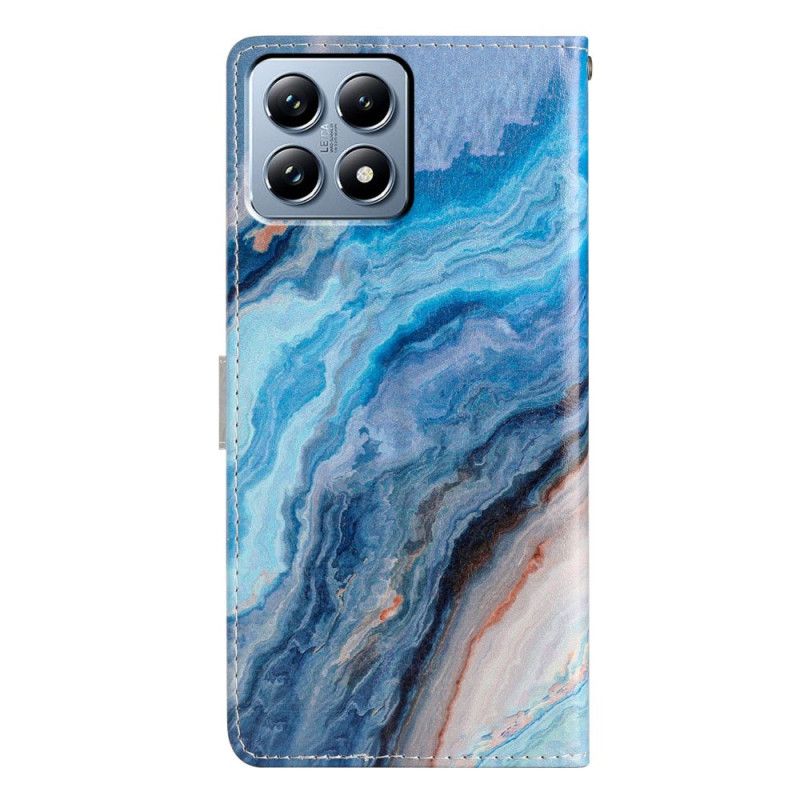 Bescherming Hoesje Xiaomi 15t Pro Blauw Marmer