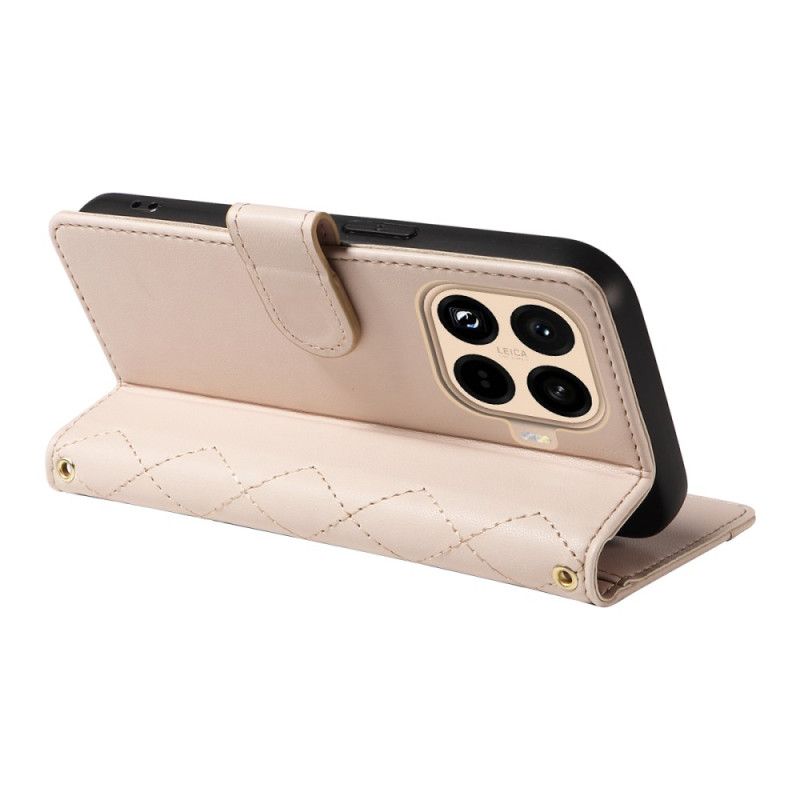 Bescherming Hoesje Xiaomi 15t Pro Gewatteerd Met Bandje En Schouderbandje