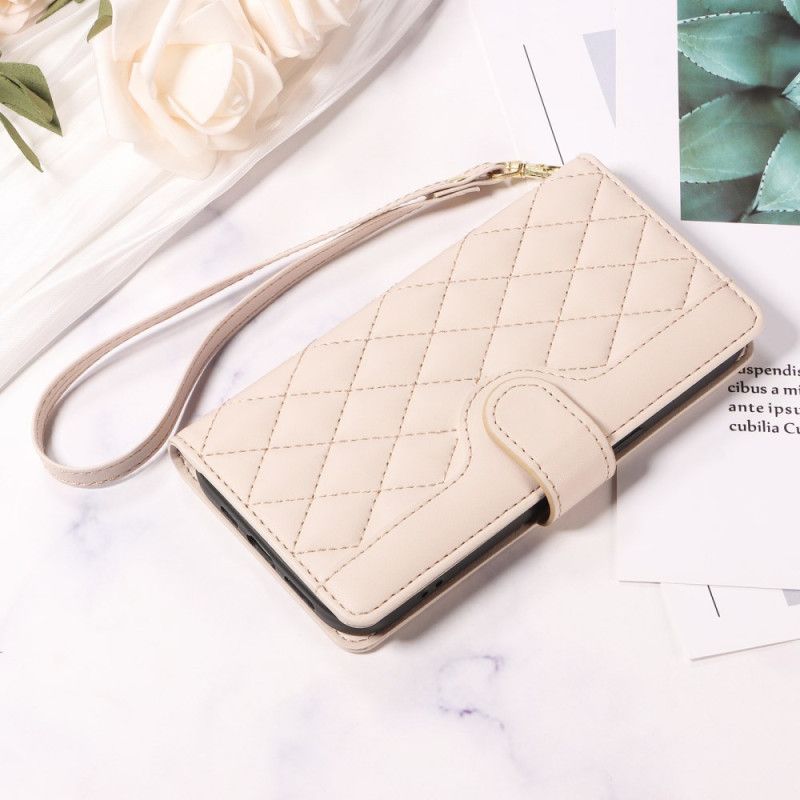 Bescherming Hoesje Xiaomi 15t Pro Gewatteerd Met Bandje En Schouderbandje