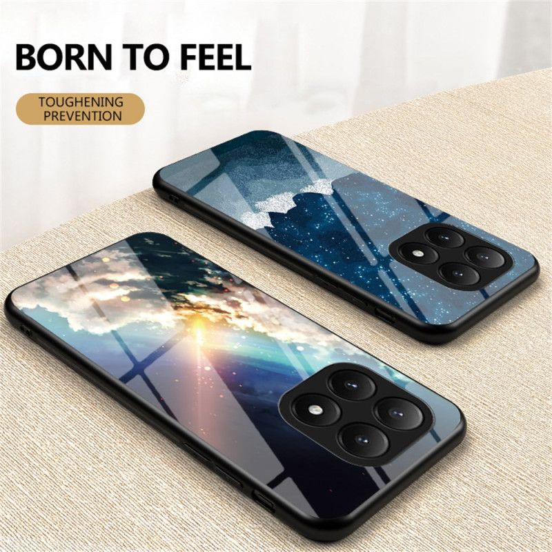 Case Hoesje Xiaomi 15t Pro Telefoonhoesje Hemelsblauw Gehard Glas