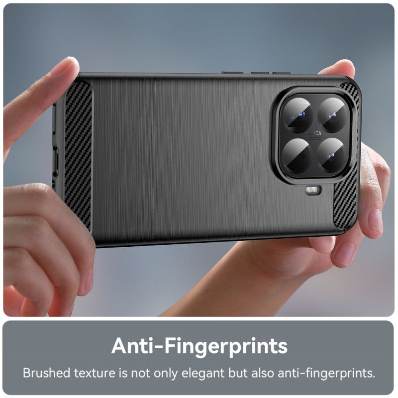 Cover Hoesje Xiaomi 15t Pro Telefoonhoesje Geborsteld Koolstofvezel