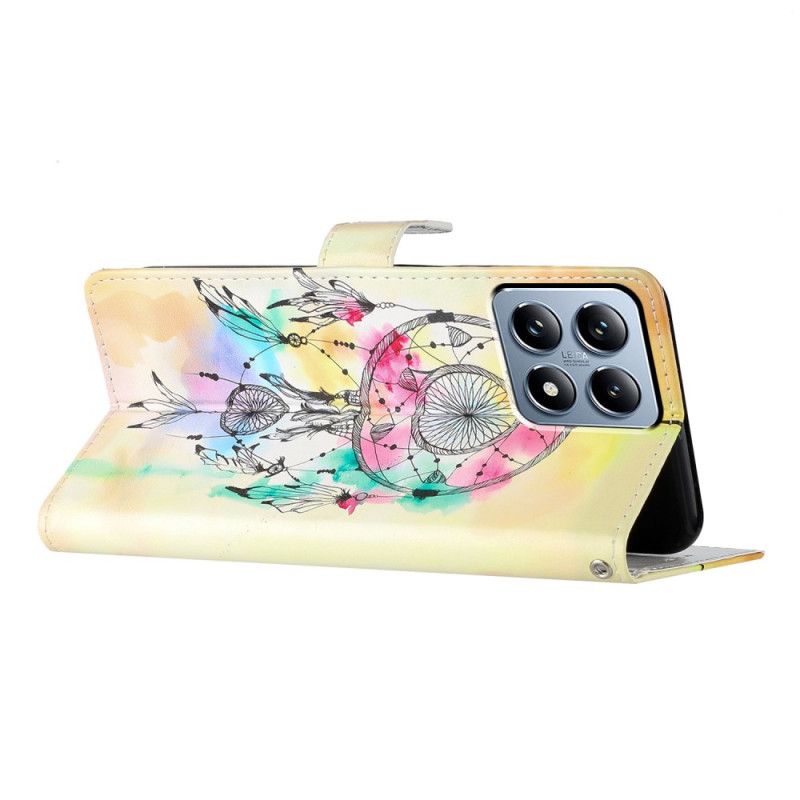 Flip Case Leren Xiaomi 15t Pro Aquarel Dromenvanger
