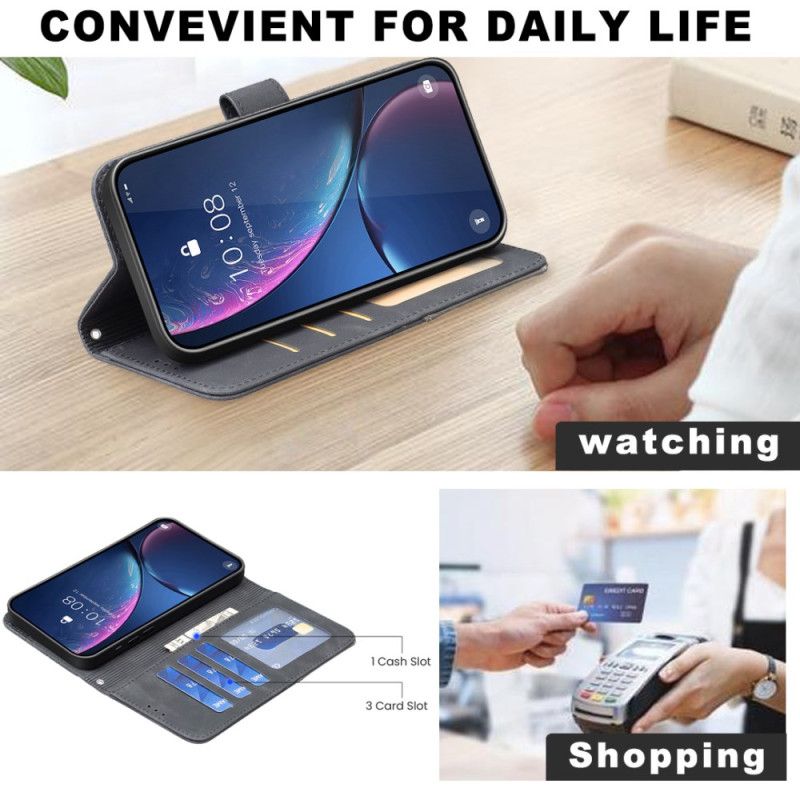 Flip Case Leren Xiaomi 15t Pro Binfen Kleur Geometrisch