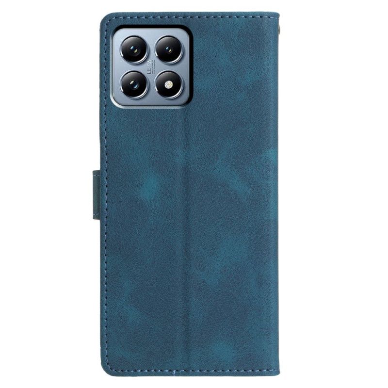 Flip Case Leren Xiaomi 15t Pro Driehoekig Patroon
