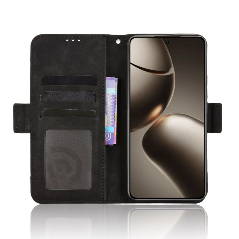 Flip Case Leren Xiaomi 15t Pro Kaarthouder Voor Meerdere Kaarten
