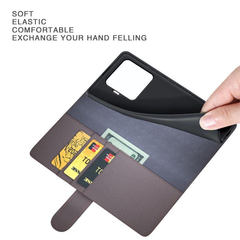 Folio-hoesje Xiaomi 15t Pro Echt Leer