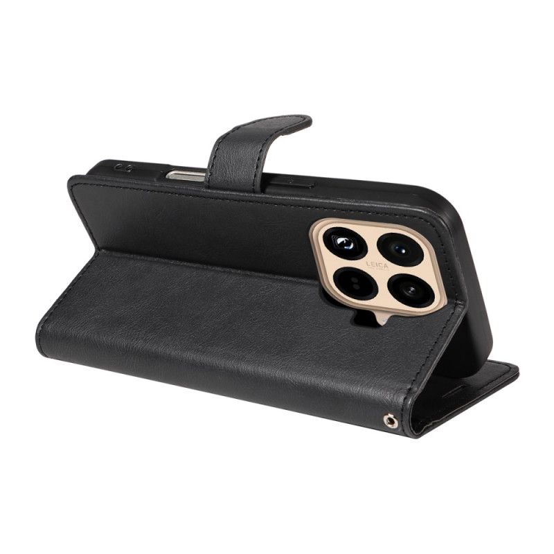 Folio-hoesje Xiaomi 15t Pro Effen Kunstleer