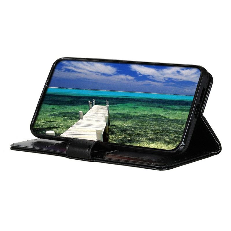 Folio-hoesje Xiaomi 15t Pro Gewaxt Kunstleer