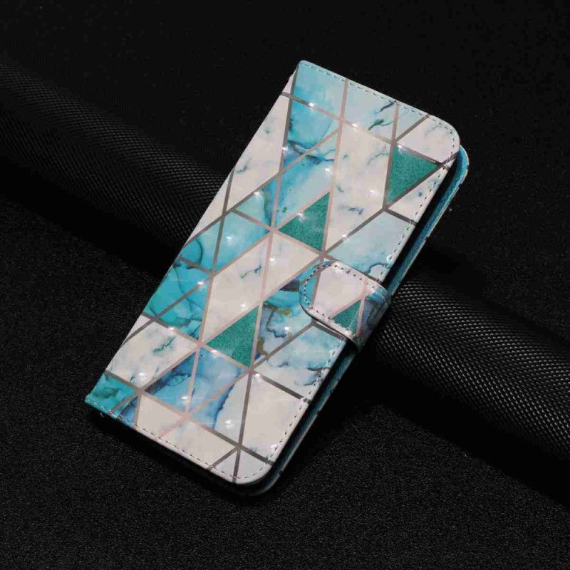 Folio-hoesje Xiaomi 15t Pro Groen Marmer Met Bandje