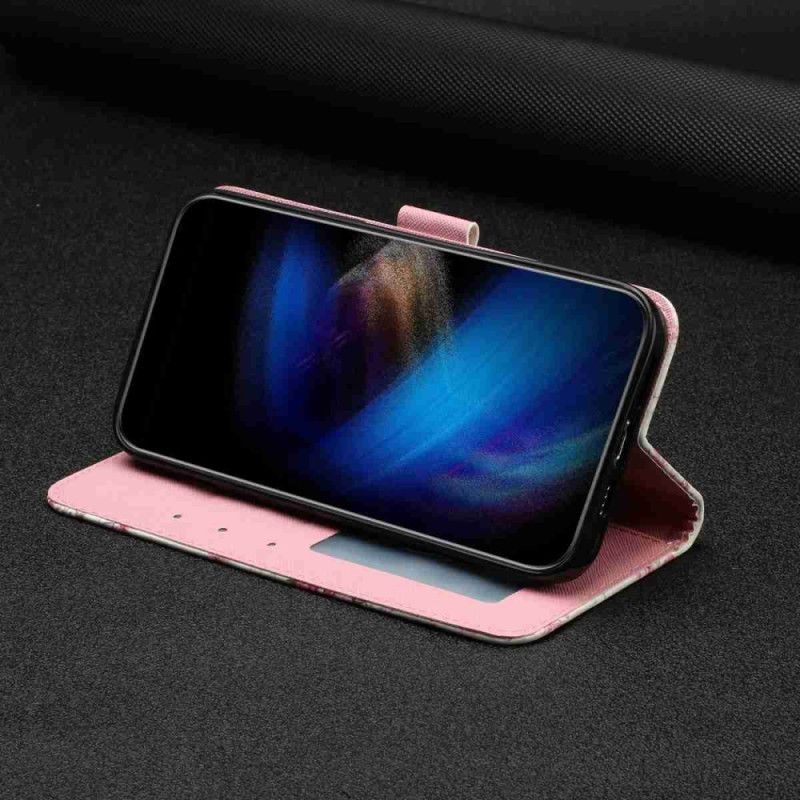 Folio-hoesje Xiaomi 15t Pro Telefoonhoesje Lanyard Rozen