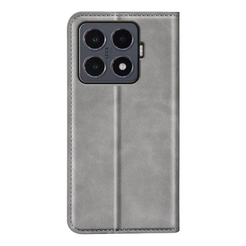 Folio-hoesje Xiaomi 15t Pro Telefoonhoesje Leerlook
