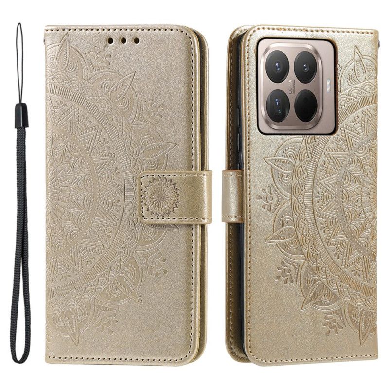 Folio-hoesje Xiaomi 15t Pro Telefoonhoesje Mandala Zon