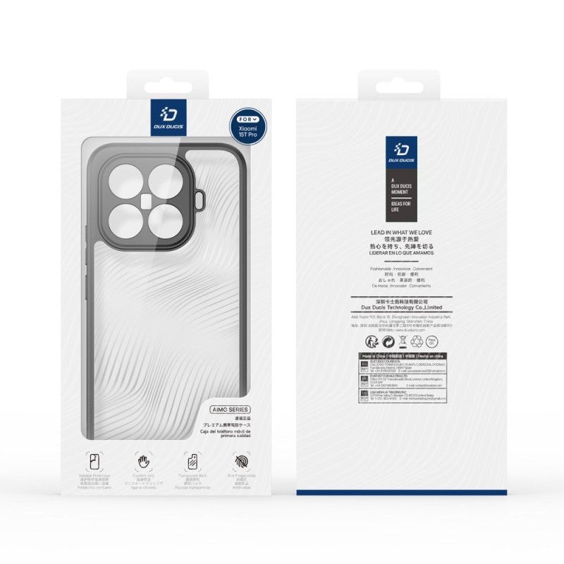 Hoesje Xiaomi 15t Pro Aimo-serie Dux Ducis Bescherming Hoesje