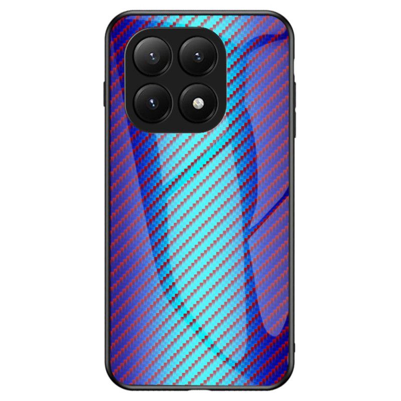 Hoesje Xiaomi 15t Pro Gehard Glas Met Koolstofvezel