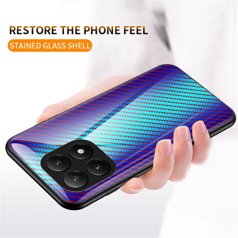 Hoesje Xiaomi 15t Pro Gehard Glas Met Koolstofvezel