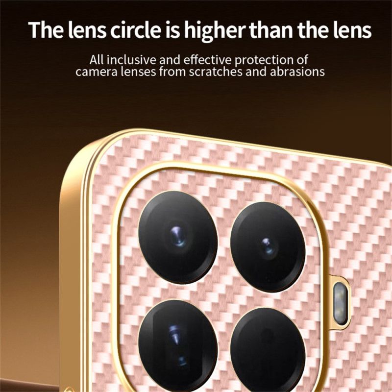 Hoesje Xiaomi 15t Pro Koolstofvezeltextuur