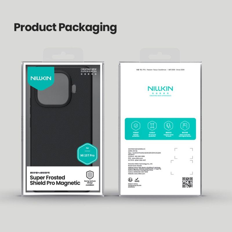 Hoesje Xiaomi 15t Pro Magsafe Frosted Shield Pro Nillkin Bescherming Hoesje