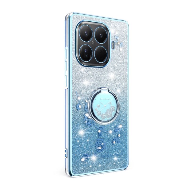 Hoesje Xiaomi 15t Pro Ringhouder Met Strass-steentjes Kadem