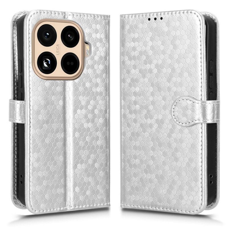 Leren Hoesje Voor Xiaomi 15t Pro Glitterstippen
