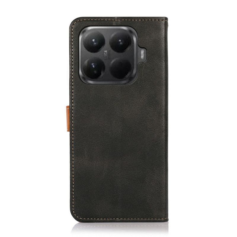 Leren Hoesje Voor Xiaomi 15t Pro Khazneh Gouden Knoop