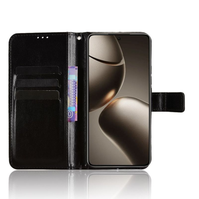 Leren Hoesje Voor Xiaomi 15t Pro Opvallend Imitatieleer