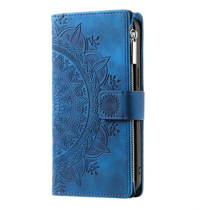 Leren Hoesje Voor Xiaomi 15t Pro Portemonnee Met Mandala-suèdelook