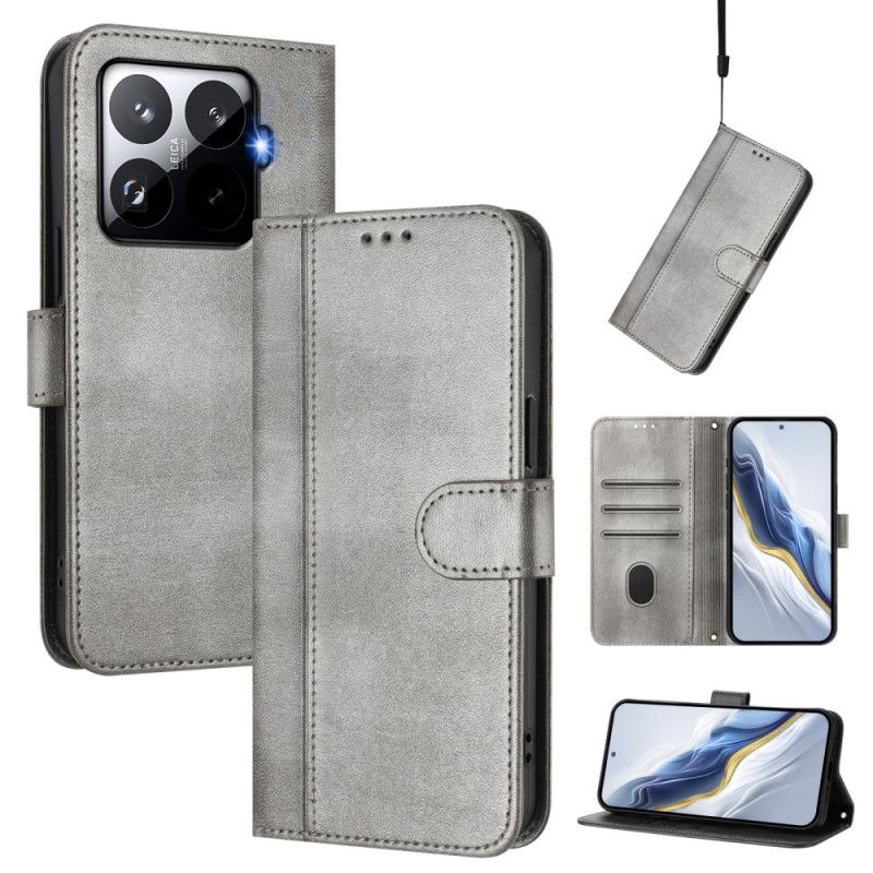 Leren Hoesje Voor Xiaomi 15t Pro Retro