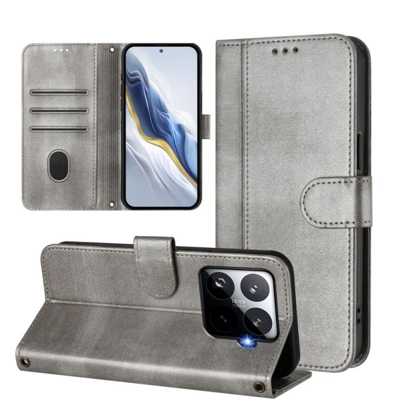 Leren Hoesje Voor Xiaomi 15t Pro Retro