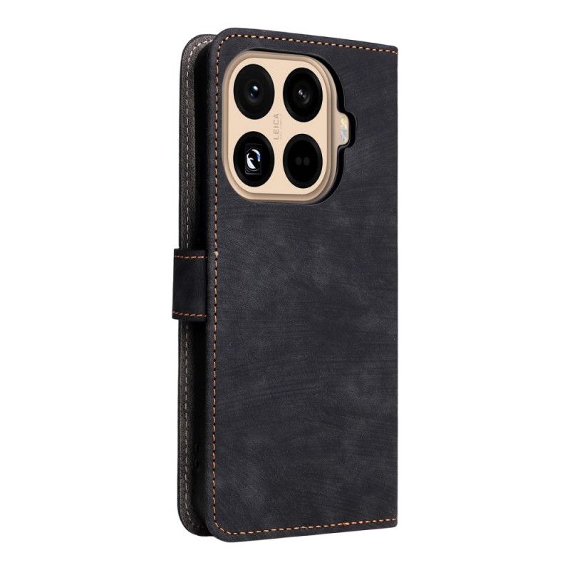 Leren Hoesje Voor Xiaomi 15t Pro Rfid-portemonnee Met Suède-look