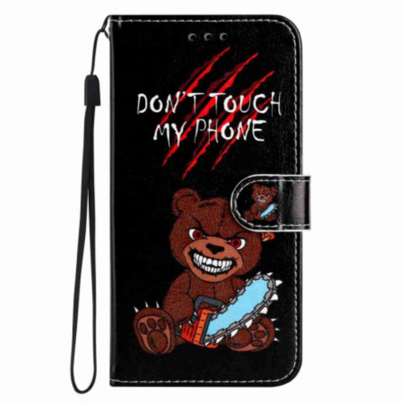 Leren Hoesje Xiaomi 15t Pro Boze Beer Bescherming Hoesje