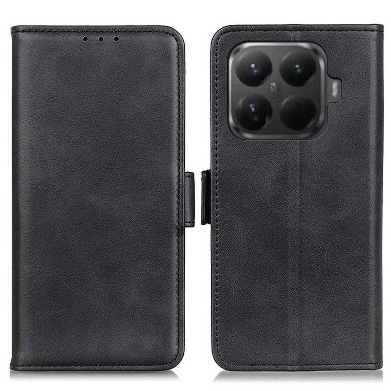 Leren Hoesje Xiaomi 15t Pro Dubbele Sluiting Bescherming Hoesje