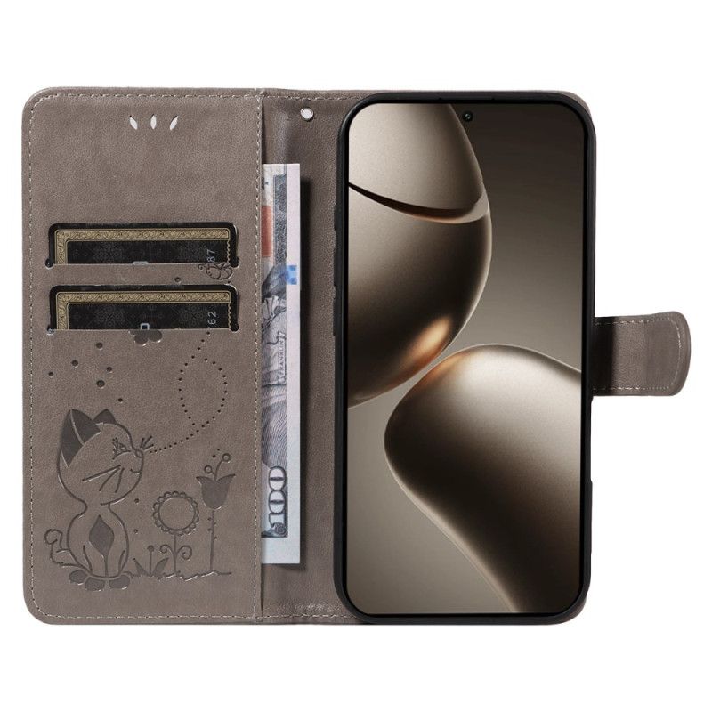 Leren Hoesje Xiaomi 15t Pro Kat En Bij Bescherming Hoesje