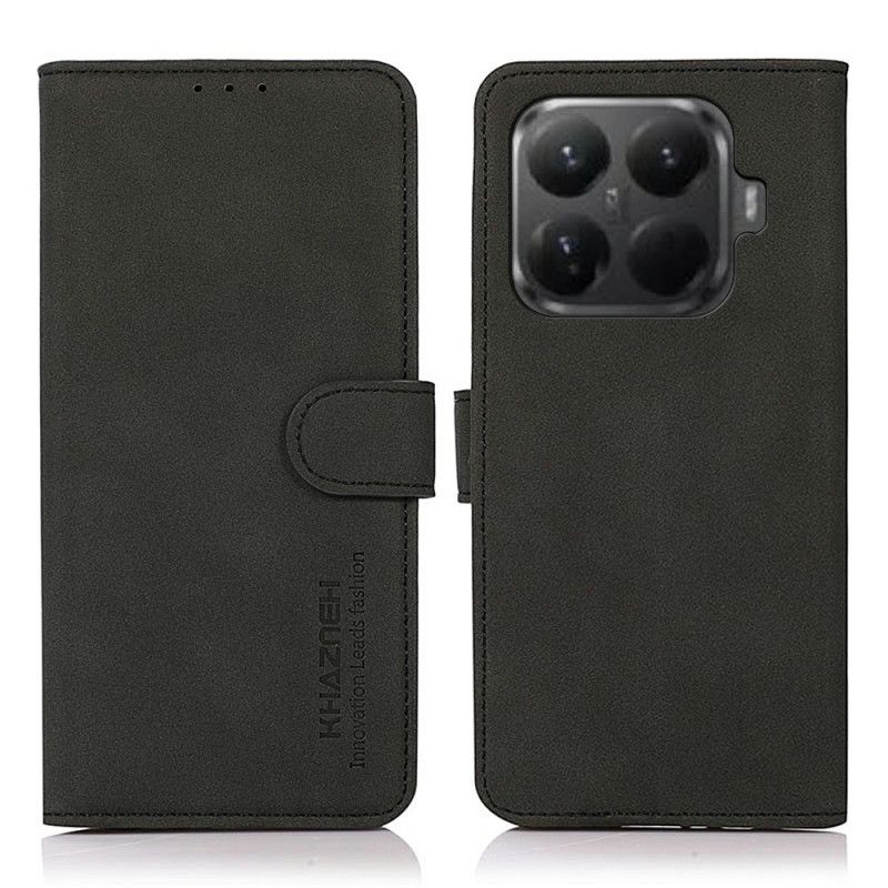 Leren Hoesje Xiaomi 15t Pro Khazneh Suède-effect Bescherming Hoesje