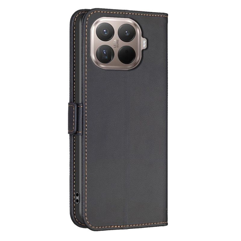 Leren Hoesje Xiaomi 15t Pro Klassieke Binfen-kleur Bescherming Hoesje