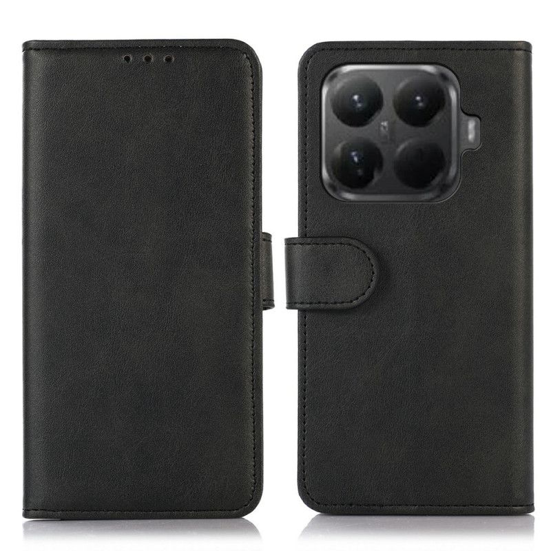 Leren Hoesje Xiaomi 15t Pro Portemonnee Met Effect Leer Bescherming Hoesje