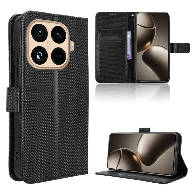 Leren Hoesje Xiaomi 15t Pro Stippen Bescherming Hoesje