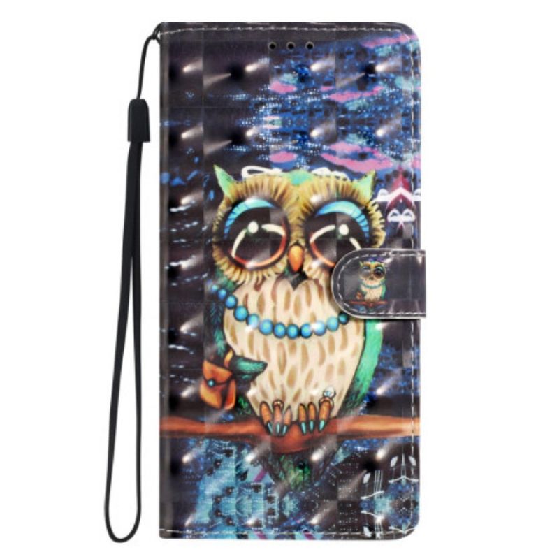 Leren Hoesje Xiaomi 15t Pro Uil Bescherming Hoesje