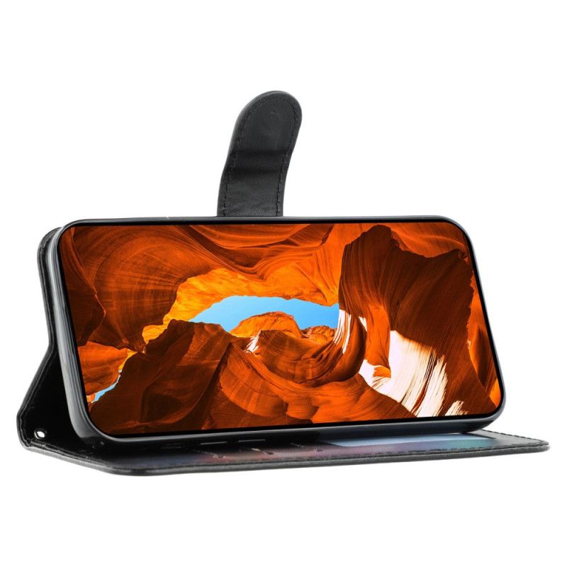 Bescherming Hoesje Oppo Find X8 Pro Kunstleren Bandje