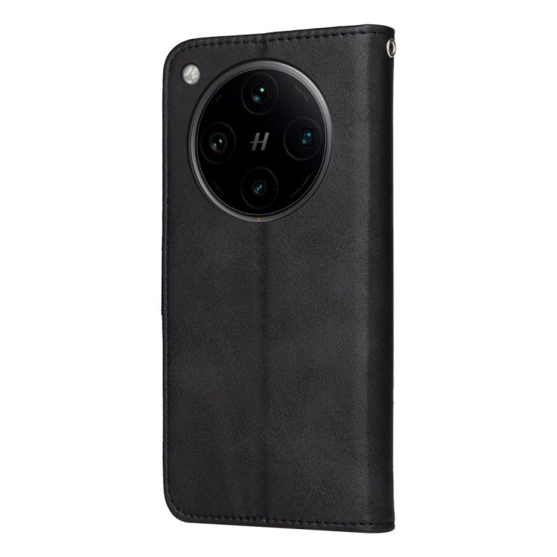 Flip Case Leren Oppo Find X8 Pro Kunstleren Band