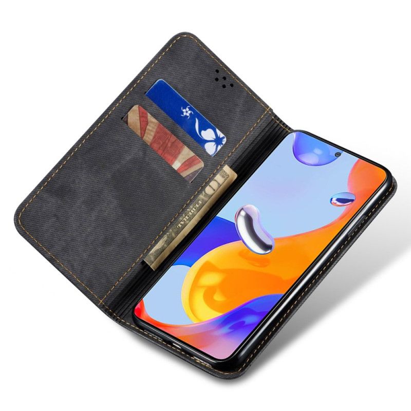 Folio-hoesje Oppo Find X8 Pro Denimstof