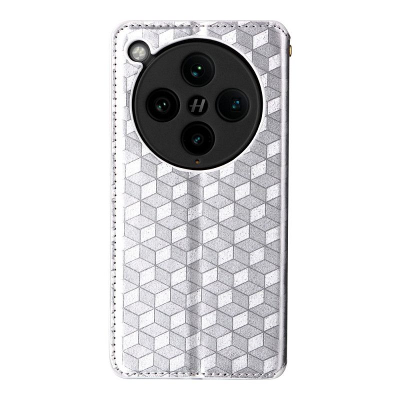 Folio-hoesje Oppo Find X8 Pro Diamantpatroon 3d