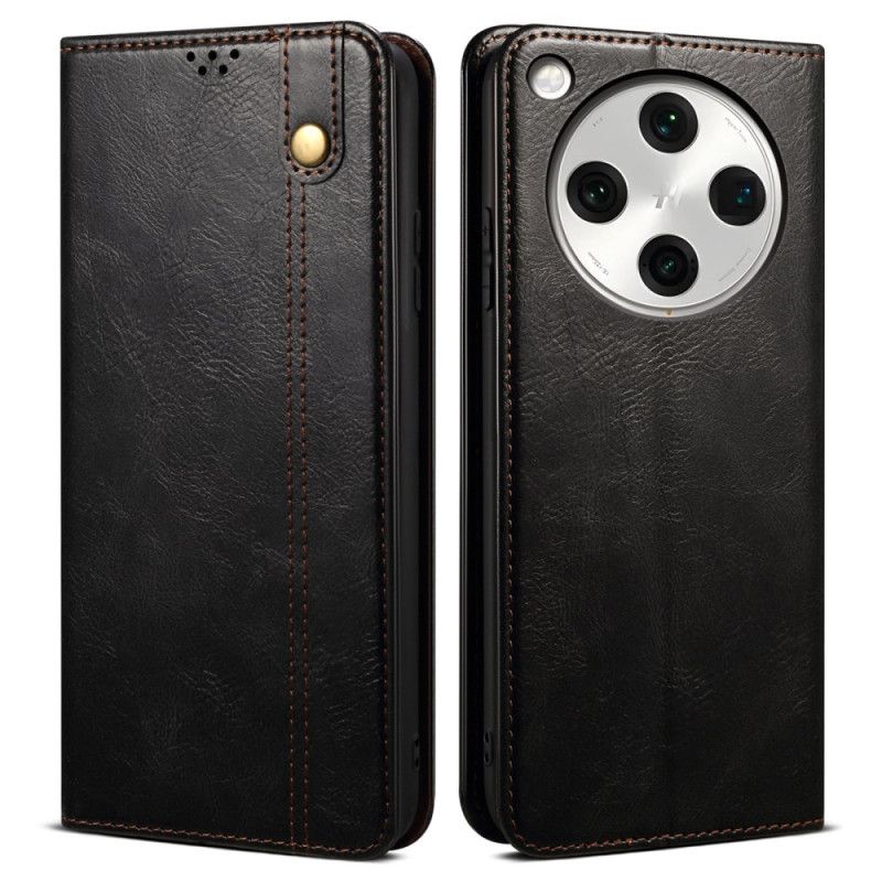 Folio-hoesje Oppo Find X8 Pro Gewaxt Kunstleer