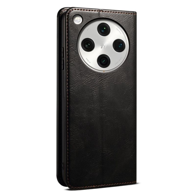 Folio-hoesje Oppo Find X8 Pro Gewaxt Kunstleer