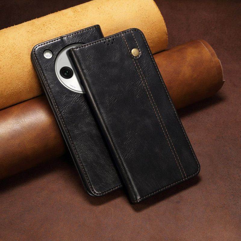 Folio-hoesje Oppo Find X8 Pro Gewaxt Kunstleer