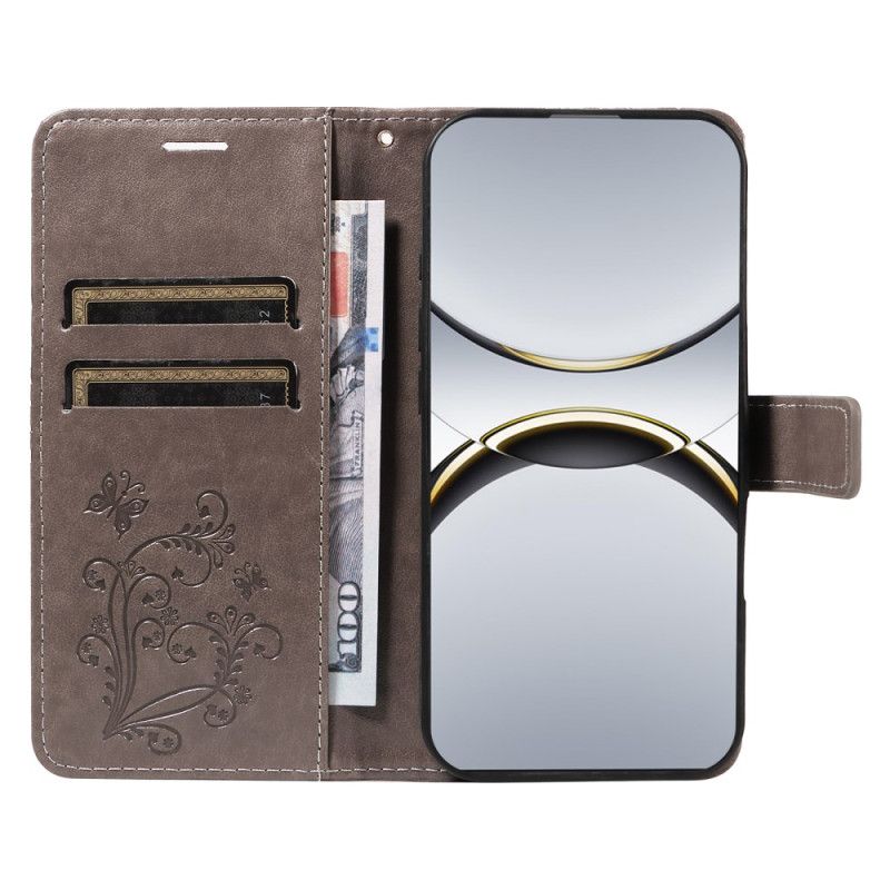 Folio-hoesje Oppo Find X8 Pro Telefoonhoesje Reusachtige Vlinders