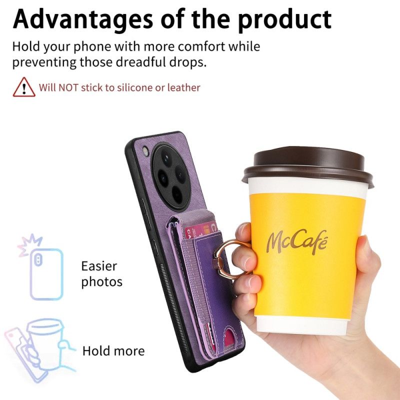 Hoesje Oppo Find X8 Pro Flip-kaarthouder Bescherming Hoesje