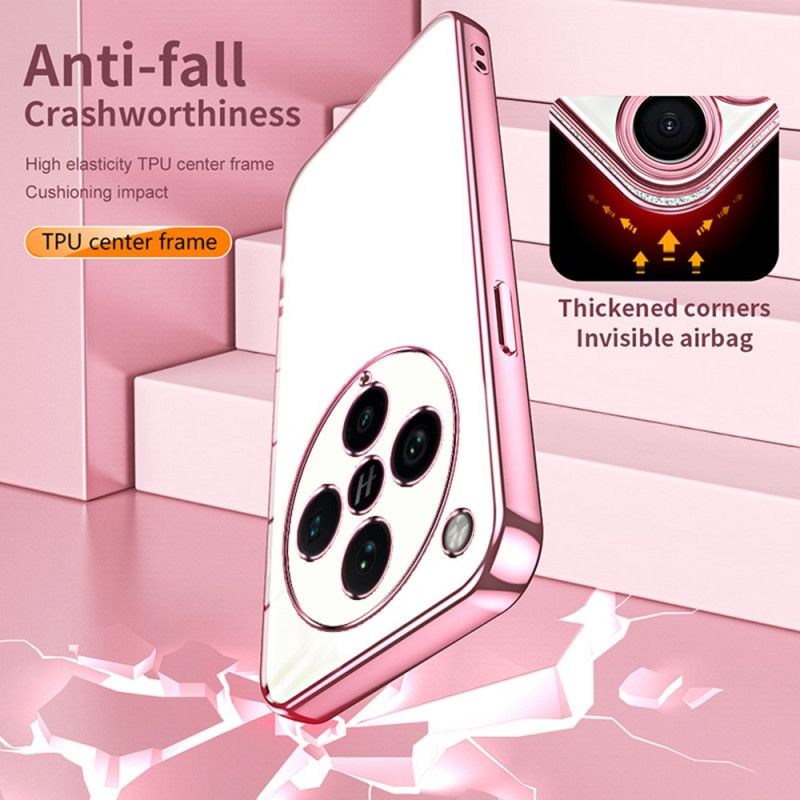 Hoesje Oppo Find X8 Pro Randen In Metaalstijl