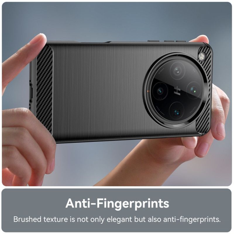 Hoesje Voor Oppo Find X8 Pro Geborsteld Koolstofvezel