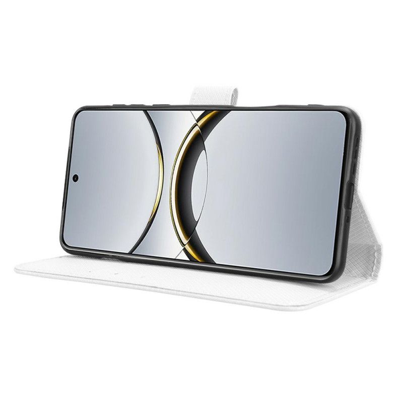 Leren Hoesje Voor Oppo Find X8 Pro Diamantstructuur