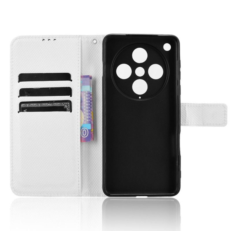 Leren Hoesje Voor Oppo Find X8 Pro Diamantstructuur